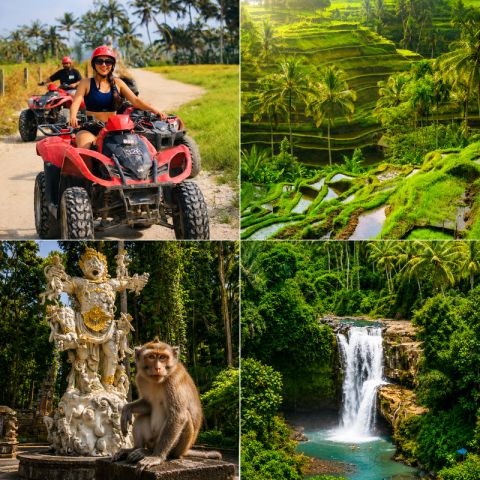 Ubud Highlight and ATV Adventure Package