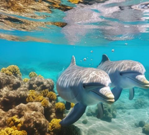 Hurghada: Speedboat, Dolphins, Snorkeling & 2 Islands