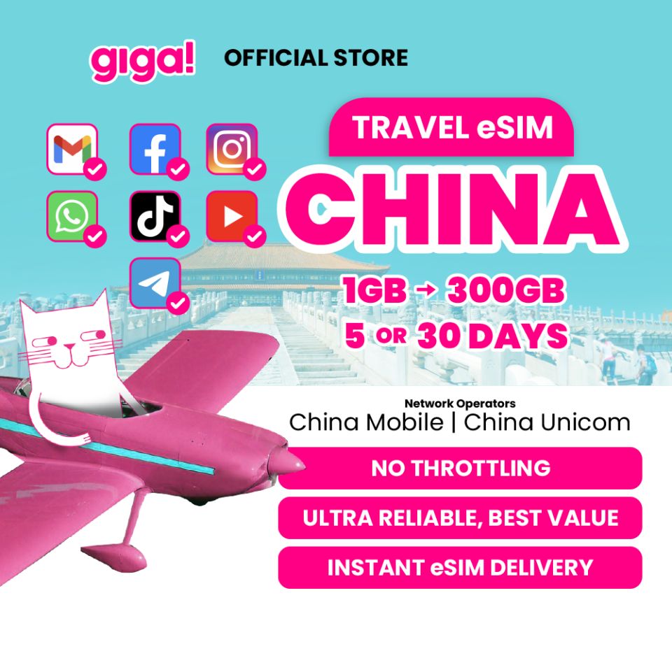 eSIM Tiongkok