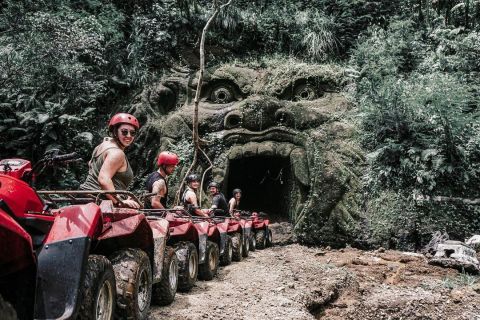 Ubud: Gorilla Cave ATV Quad Bike Bali With Waterfall And Lunch