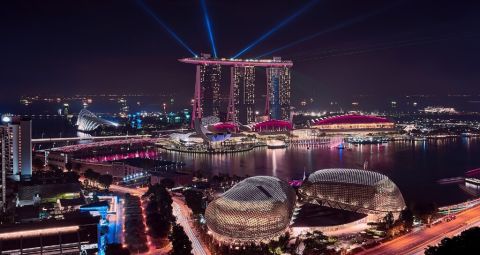 Singapore NightVee Ride: 1.5 Hour (with River Cruise)
