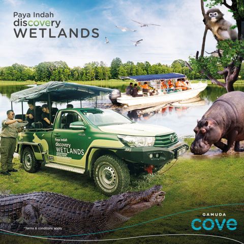 Paya Indah Discovery Wetlands at Gamuda Cove, Selangor