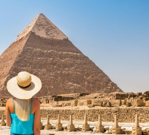 From Sharm El Sheikh: Cairo Pyramids Full-Day Tour by Plane