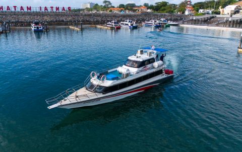 Sanur to Nusa Penida Fast Boat by Oceanspeed AC boat