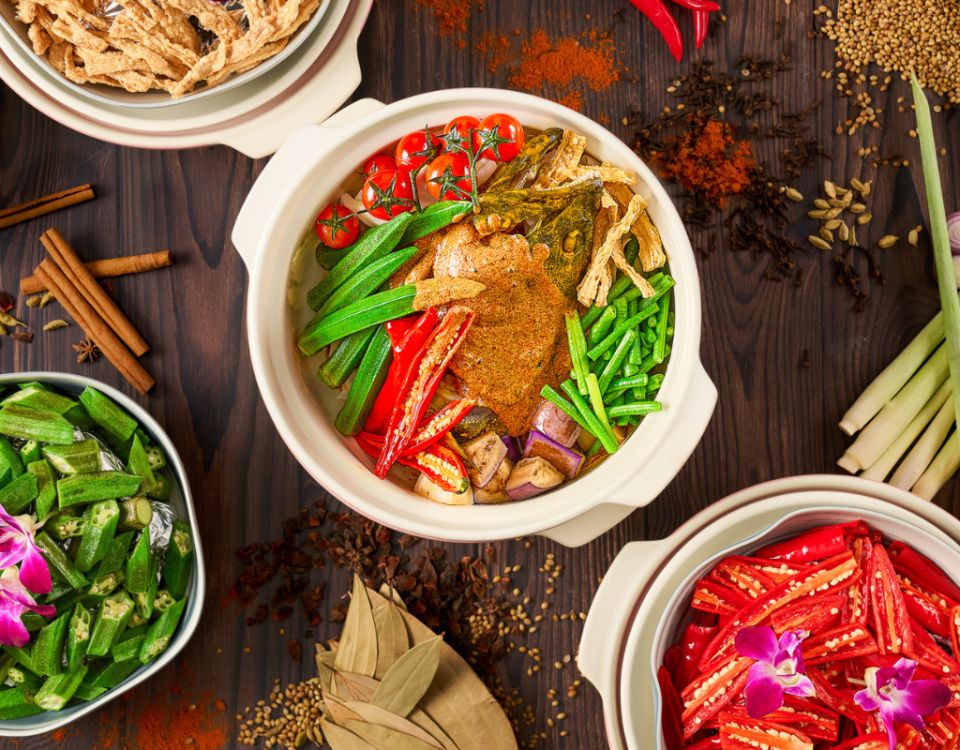 Buffet at Asian Market Café Fairmont Singapore