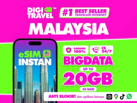 DIGITRAVEL eSIM Malaysia Big Quota