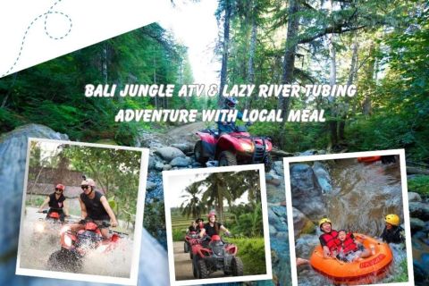 Bali Jungle ATV & Lazy River Tubing Adventure with Local Meal